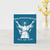 Carte De tous mes déceptions Oh Dieu Jésus (Fleur jaune)