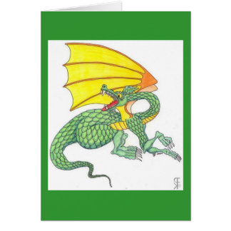 Carte de Tout-Occasion de dragon vert