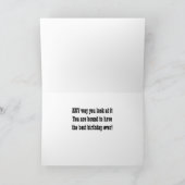 CARTE *DE TOUTE FAÇON C'EST TON ANNIVERSAIRE* (Intérieur)