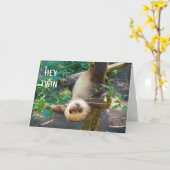 CARTE *DE TOUTE FAÇON C'EST TON ANNIVERSAIRE* (Fleur jaune)