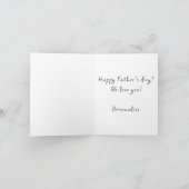 Carte De toute façon, tu es la meilleure pizza pour papa (Intérieur)