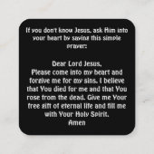 Carte de traçage Gospel (Dos)