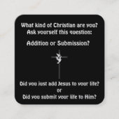 Carte de traçage Gospel (Devant)