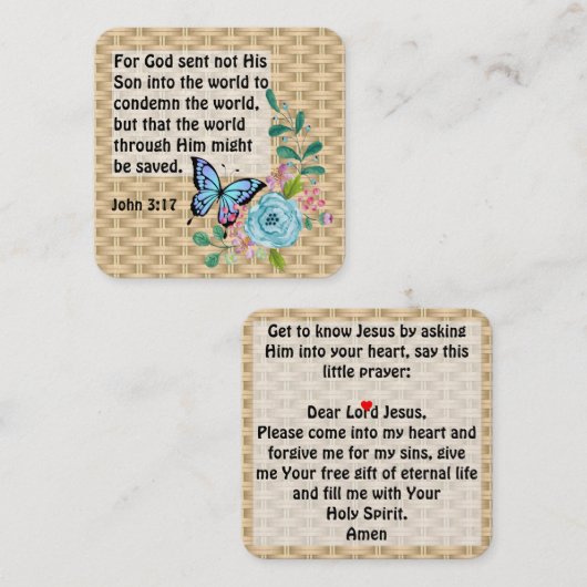 Carte de traçage Gospel (Devant / Derrière)