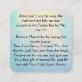 Carte de traçage Gospel (Dos)