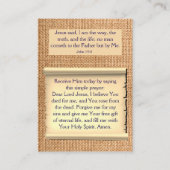 Carte de traçage Gospel (Dos)