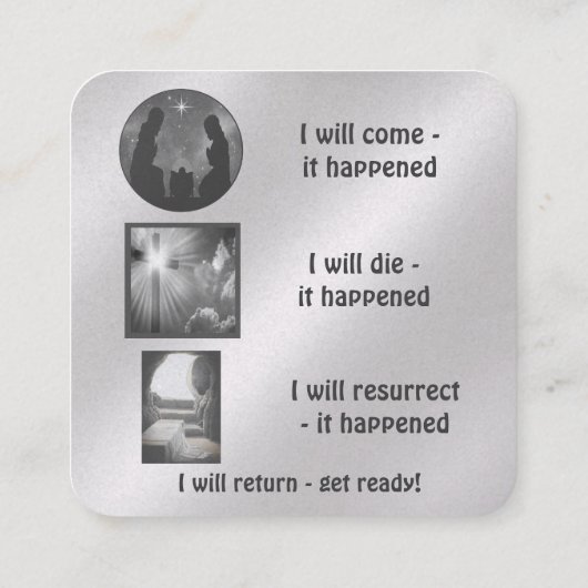 Carte de traçage Gospel (Dos)