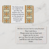 Carte de traçage Gospel (Devant / Derrière)