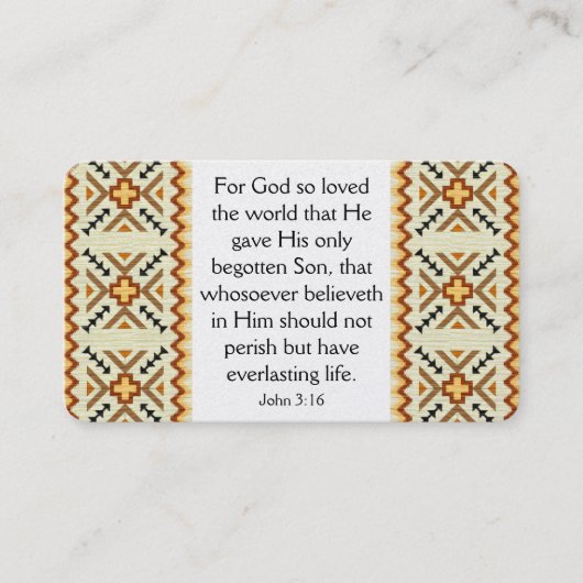 Carte de traçage Gospel (Devant)