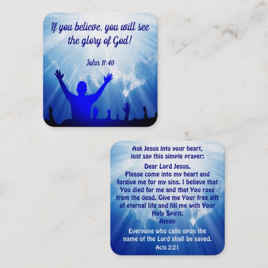 Carte de traçage Gospel (Devant / Derrière)