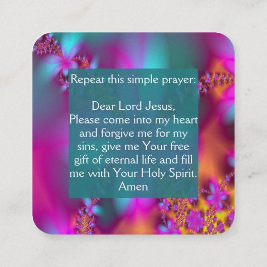 Carte de traçage Gospel (Dos)