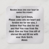 Carte de traçage Gospel (Dos)