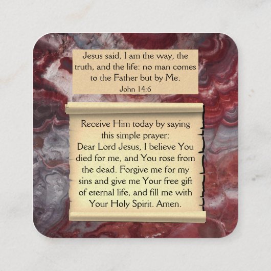 Carte de traçage Gospel (Dos)