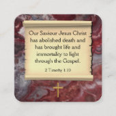 Carte de traçage Gospel (Devant)