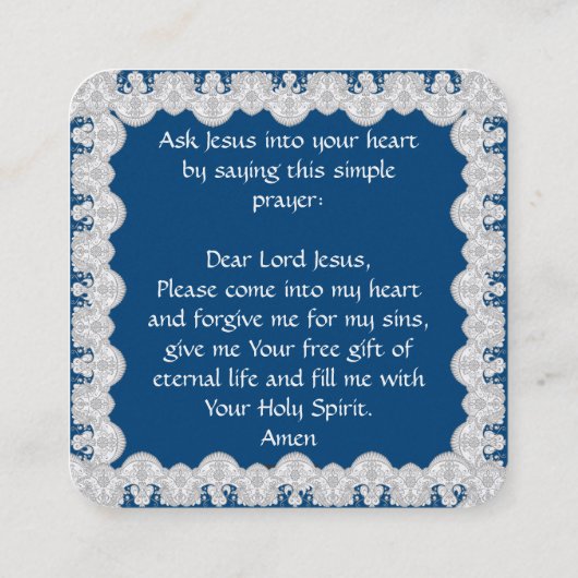 Carte de traçage Gospel (Dos)