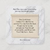 Carte de traçage Gospel (Dos)