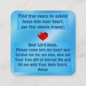 Carte de traçage Gospel (Dos)