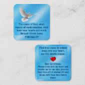 Carte de traçage Gospel (Devant / Derrière)