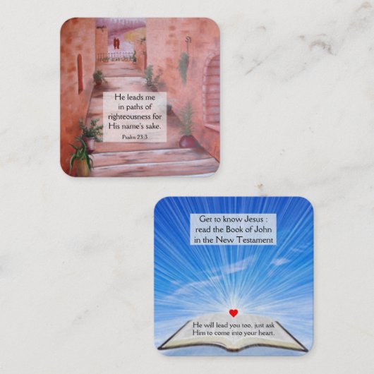 Carte de traçage Gospel (Devant / Derrière)