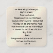 Carte de traçage Gospel (Dos)