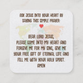 Carte de traçage Gospel (Dos)