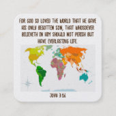 Carte de traçage Gospel (Devant)