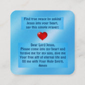 Carte de traçage Gospel (Dos)