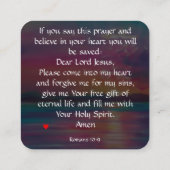 Carte de traçage Gospel (Dos)