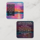 Carte de traçage Gospel (Devant / Derrière)