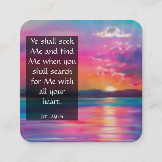 Carte de traçage Gospel (Devant)