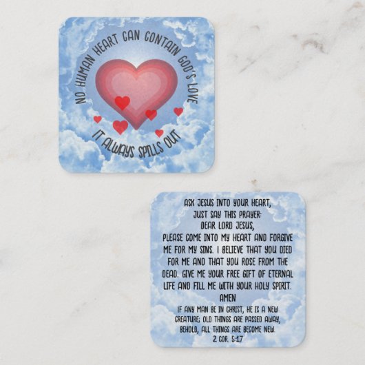 Carte de traçage Gospel (Devant / Derrière)