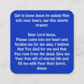 Carte de traçage Gospel (Dos)