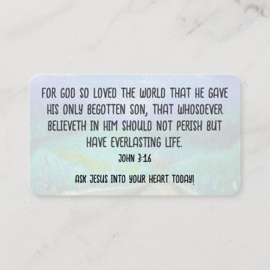 Carte de traçage Gospel (Dos)