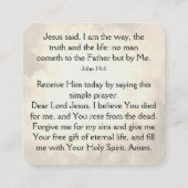 Carte de traçage Gospel (Dos)