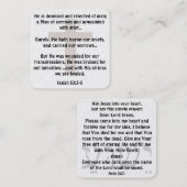 Carte de traçage Gospel (Devant / Derrière)