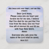 Carte de traçage Gospel (Dos)