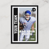 Carte de trading Quart-back de Football Personnali (Devant)