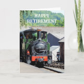 CARTE DE TRAIN À VAPEUR (Devant)