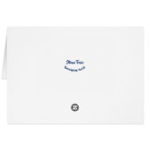 CARTE DE TRAIN À VAPEUR (Dos Horizontal)