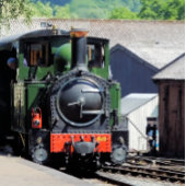 CARTE DE TRAIN À VAPEUR