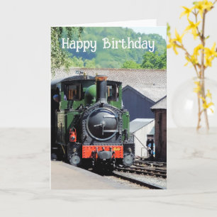 CARTE DE TRAIN À VAPEUR