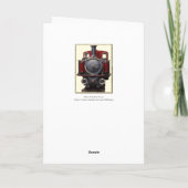 Carte de train bleu et rouge (Dos)