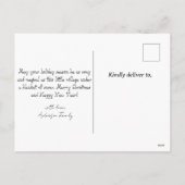 Carte de train de Noël Whimsical (Dos)