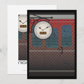 Carte de train de nuit (Devant / Derrière)