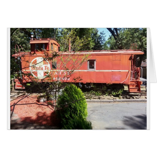 Carte de train (vierge à l'intérieur) (Devant horizontal)