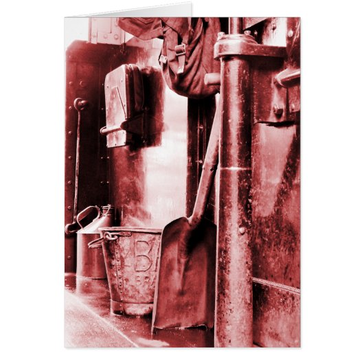 CARTE DE TRAINS À VAPEUR (Devant)