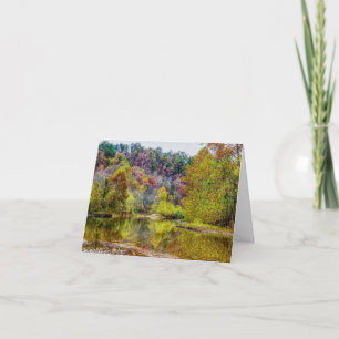 Carte de tranquillité d'automne