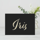 Carte de transfert d'or iris (Debout devant)