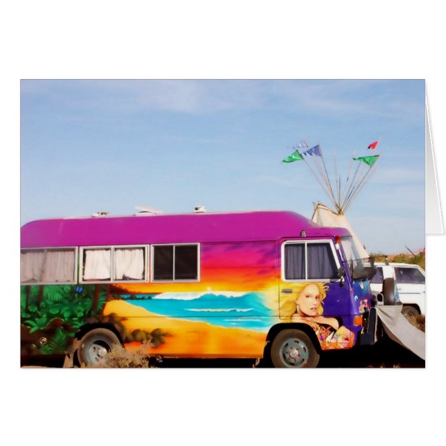 Carte de transport artistique (Devant horizontal)