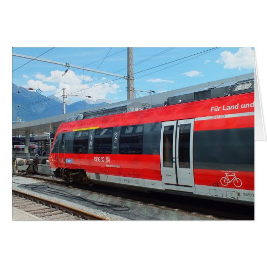 Carte de transport ferroviaire (Devant horizontal)